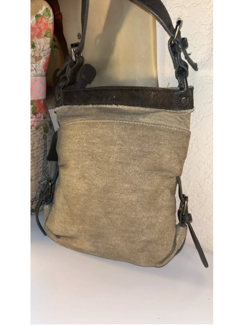 Women's Sherpani Crossbody Bag One Size Beige and Black